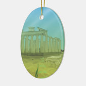 Cartoon van Atlantas Keramisch Ornament (Links)