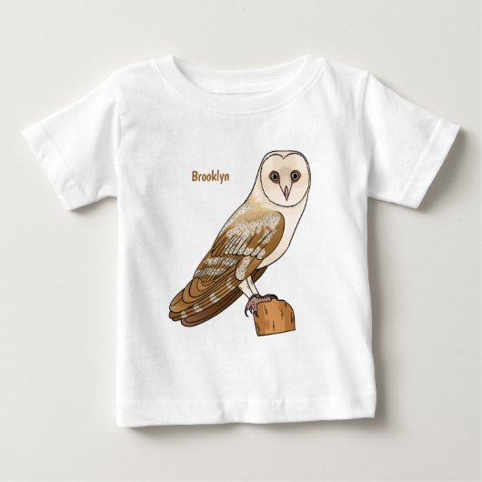 Cartoon van Barn owl (Voorkant)