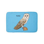 Cartoon van Barn owl Badmat (Voorkant)
