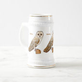 Cartoon van Barn owl Bierpul (Voorkant links)
