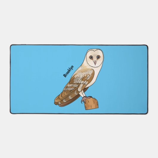 Cartoon van Barn owl Bureaumat (Voorkant)
