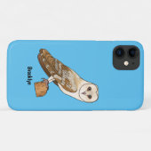 Cartoon van Barn owl Case-Mate iPhone Case (Achterkant (horizontaal))