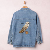 Cartoon van Barn owl Denim Jacket (Hangar)