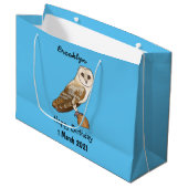 Cartoon van Barn owl Groot Cadeauzakje (Voorkant Gekanteld)