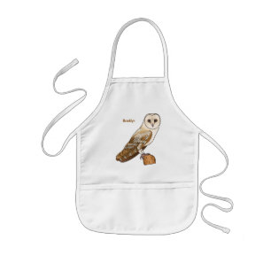 Cartoon van Barn owl Kinder Schort