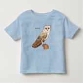 Cartoon van Barn owl Kinder Shirts (Voorkant)