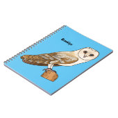 Cartoon van Barn owl Notitieboek (Linkerzijde)