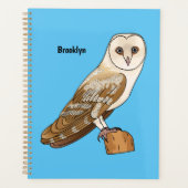 Cartoon van Barn owl Planner (Voorkant)