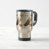 Cartoon van Barn owl Reisbeker (Voorkant rechts)