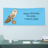 Cartoon van Barn owl Spandoek (Beurs)