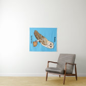 Cartoon van Barn owl Wandkleed (In Situ (horizontaal))