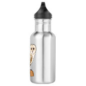 Cartoon van Barn owl Waterfles (Rechts)