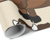 cartoon van buffels cadeaupapier (Rol Hoek)