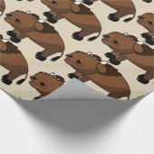 cartoon van buffels cadeaupapier (Hoek)