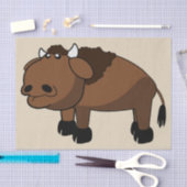 cartoon van buffels tissuepapier (Craft)