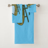 Cartoon van camoflage-helikopters van het vliegenl bad handdoek (Insitu)