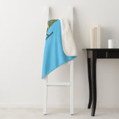 Cartoon van camoflage-helikopters van het vliegenl sherpa deken (In situ)