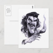 Cartoon van Che Guevara Briefkaart (Voorkant / Achterkant)