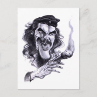 Cartoon van Che Guevara Briefkaart