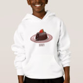 Cartoon van chocolade lava (Voorkant)