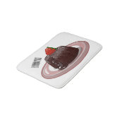 Cartoon van chocolade lava badmat (Gekanteld)