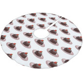 Cartoon van chocolade lava kerstboom rok (Gekanteld)