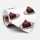 Cartoon van chocolade lava stropdas (Opgerold)