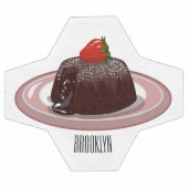 Cartoon van chocolade lava voetbal (Enkel)