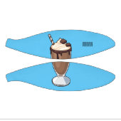 Cartoon van chocolade-mokshake basketbal (Panelen)