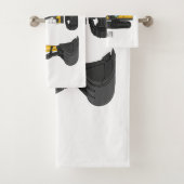 Cartoon van Crawler-graafmachine Bad Handdoek (Insitu)