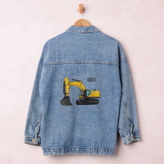 Cartoon van Crawler-graafmachine Denim Jacket (Hangar)