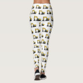 Cartoon van Crawler-graafmachine Leggings (Achterkant)