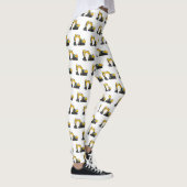 Cartoon van Crawler-graafmachine Leggings (Rechts)