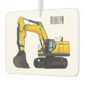 Cartoon van Crawler-graafmachine Luchtverfrisser (Links)