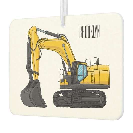 Cartoon van Crawler-graafmachine Luchtverfrisser (Links)