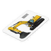 Cartoon van Crawler-graafmachine Magneet (Linkerzijde)