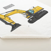 Cartoon van Crawler-graafmachine Sherpa Deken (3/4)