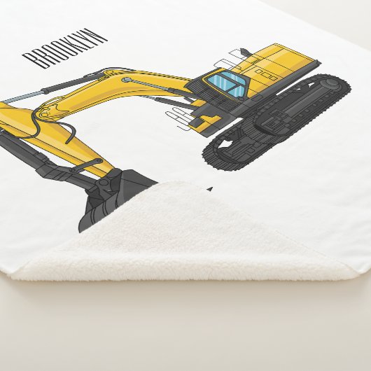 Cartoon van Crawler-graafmachine Sherpa Deken (3/4)