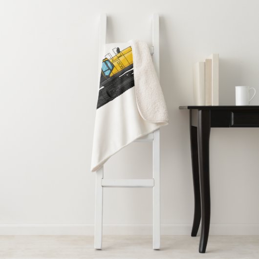 Cartoon van Crawler-graafmachine Sherpa Deken (In situ)