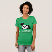 Cartoon van Cute Sleeping Panda T-shirt (Voorkant volledig)