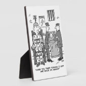 Cartoon van de defecte elektrische stoel - Funny Fotoplaat (Zijkant)