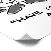 Cartoon van de defecte elektrische stoel - Funny Poster (Hoek)