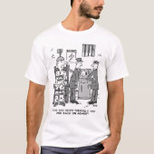 Cartoon van de defecte elektrische stoel - Funny T-shirt (Voorkant)