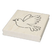Cartoon van de Dove Bird Colour Page Rubberstempel (Stempel)