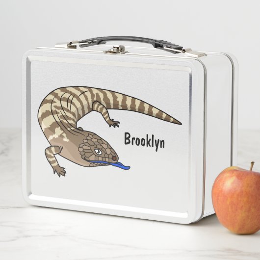 Cartoon van de hagedis (In situ)