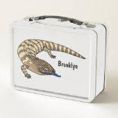 Cartoon van de hagedis (Achterkant)