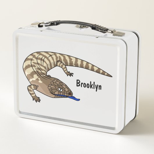 Cartoon van de hagedis (Achterkant)