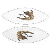 Cartoon van de hagedis american football (Panelen)