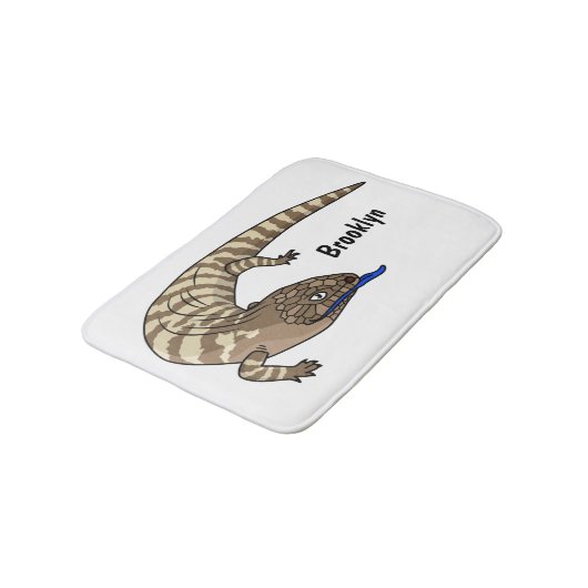 Cartoon van de hagedis badmat (Gekanteld)