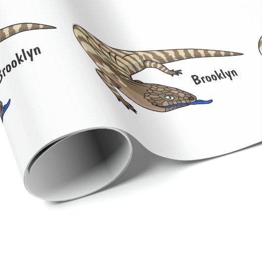 Cartoon van de hagedis cadeaupapier (Rol Hoek)